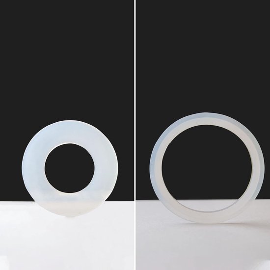 Connector Afdichtingsset - Luchtpomppakking - Bubbelbad Reparatie - Duurzaam Siliconen Materiaal - 5 Delig - Helder — afbeelding 2