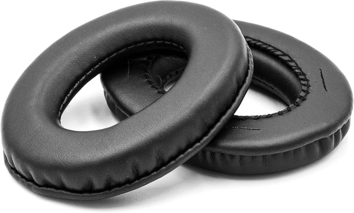 Oorkussens Vervangend - Spons Kussen - Hoofdtelefoon Comfort - Zachte Vulling - 90x75MM - Zwart