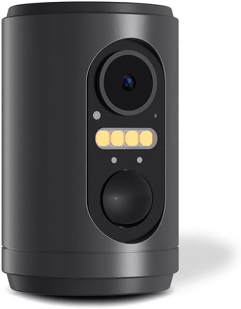 Mini Batterij Camera - Wifi Beveiliging - Binnen Bewaken - Kleur Nachtzicht - 11 x 9 x 5 cm - Zwart