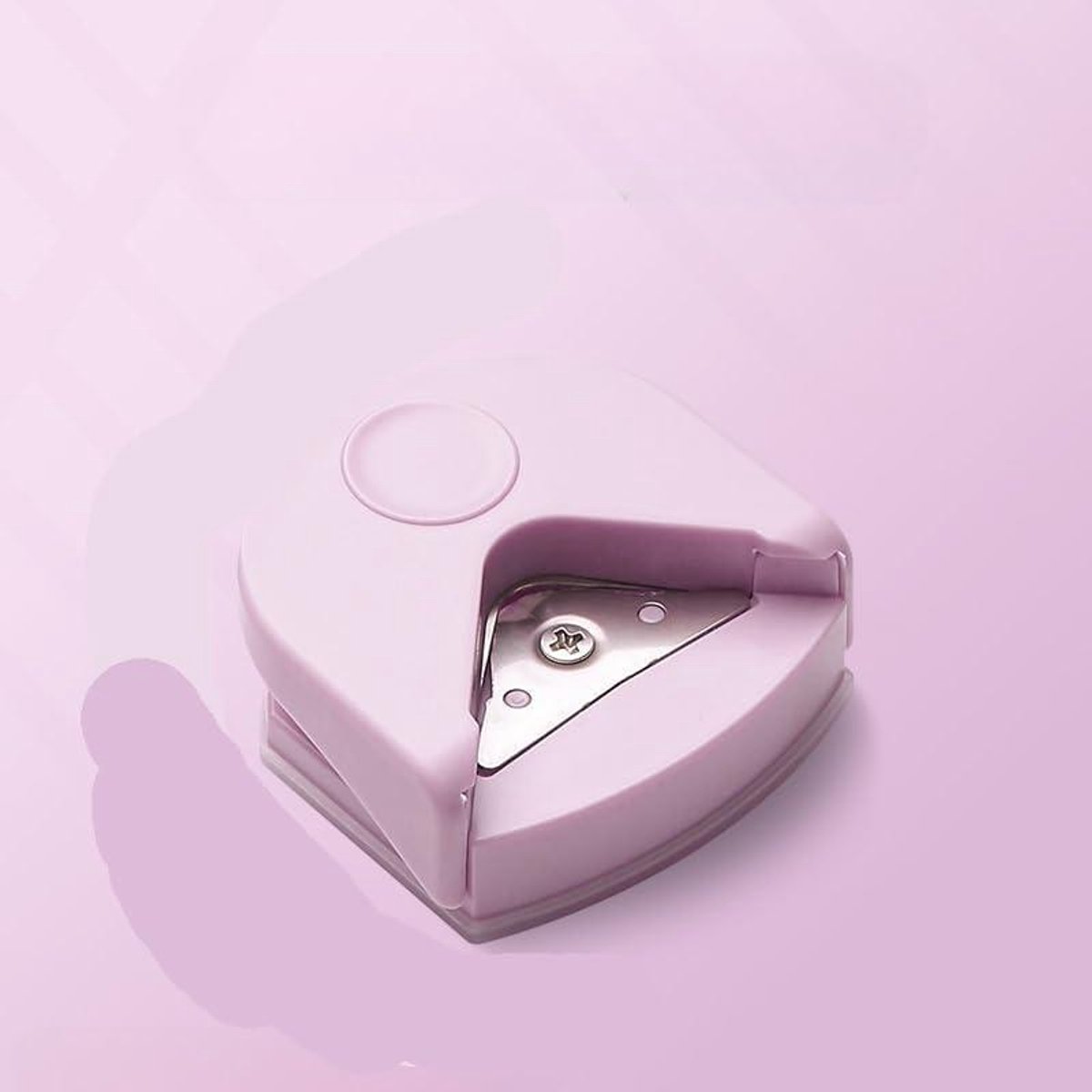 Cirkelsnijder Hoekronder - Papiersnijder Kaart - Foto Kaarten Maken - Ergonomisch Ontwerp - 0.6 mm Dikte - Paars