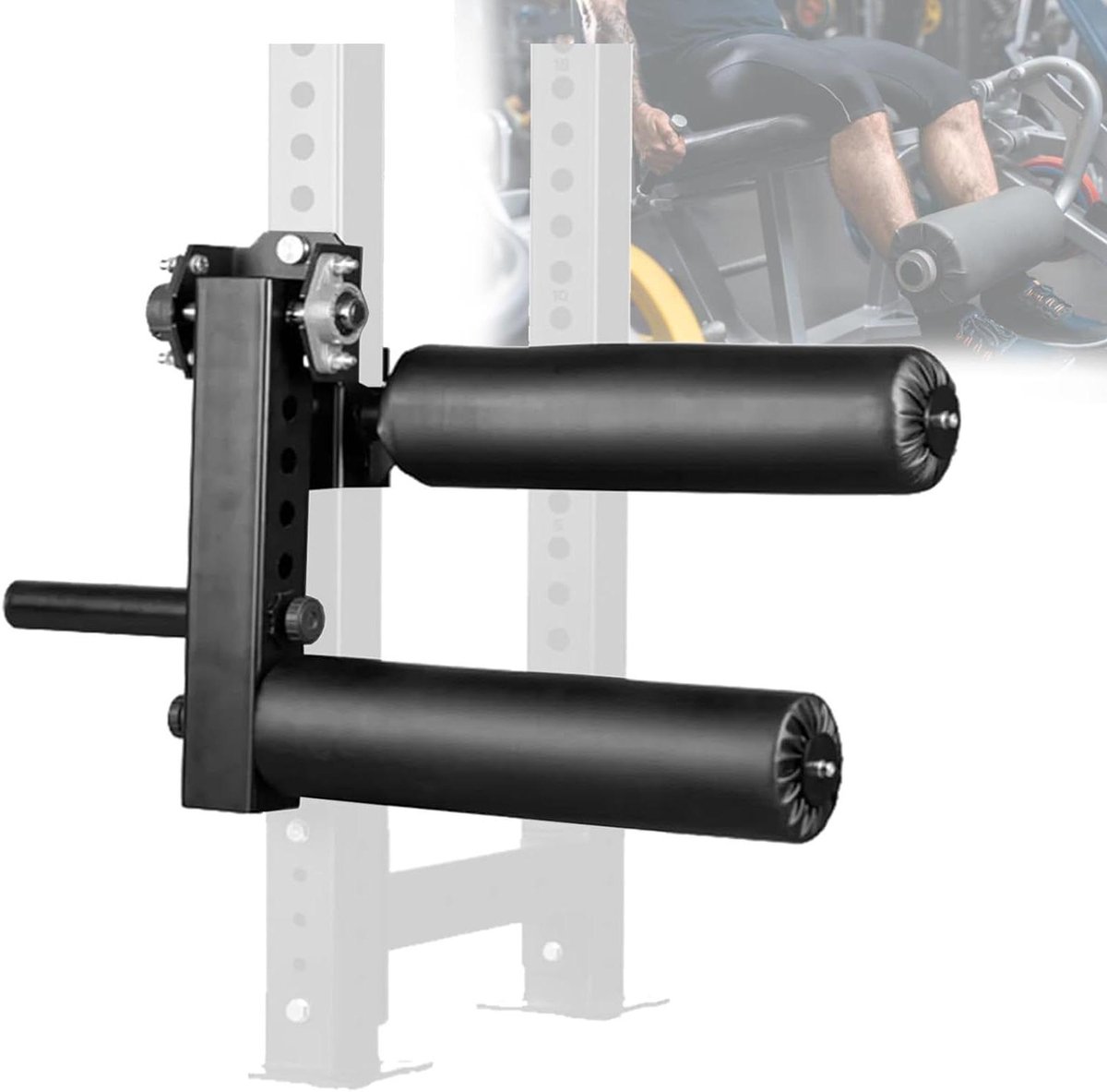 Beenfitness Apparaat - Beenmachine Accessoire - Spierversterking Thuis - 8 Versnellingen Instelbaar - Tot 600 Lbs - Zwart