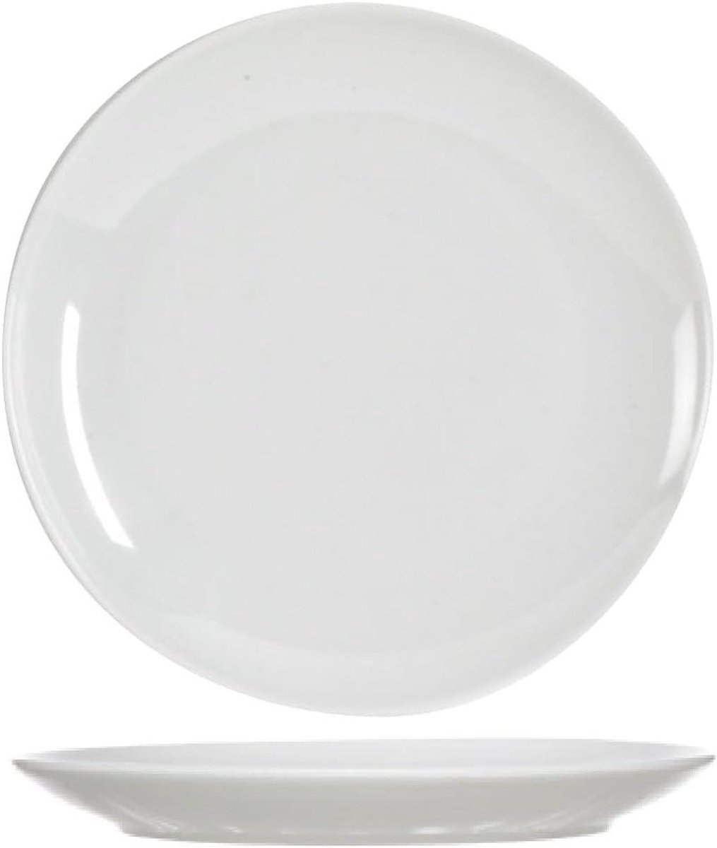 Ontbijtborden Set - Dessert Borden - Eten Serveren - Vaatwasser Magnetronbestendig - 6 Stuks 19 cm - Wit