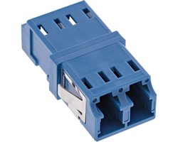 LC Duplex (v) - LC Duplex (v) Optical Fiber koppelstuk - Single Mode