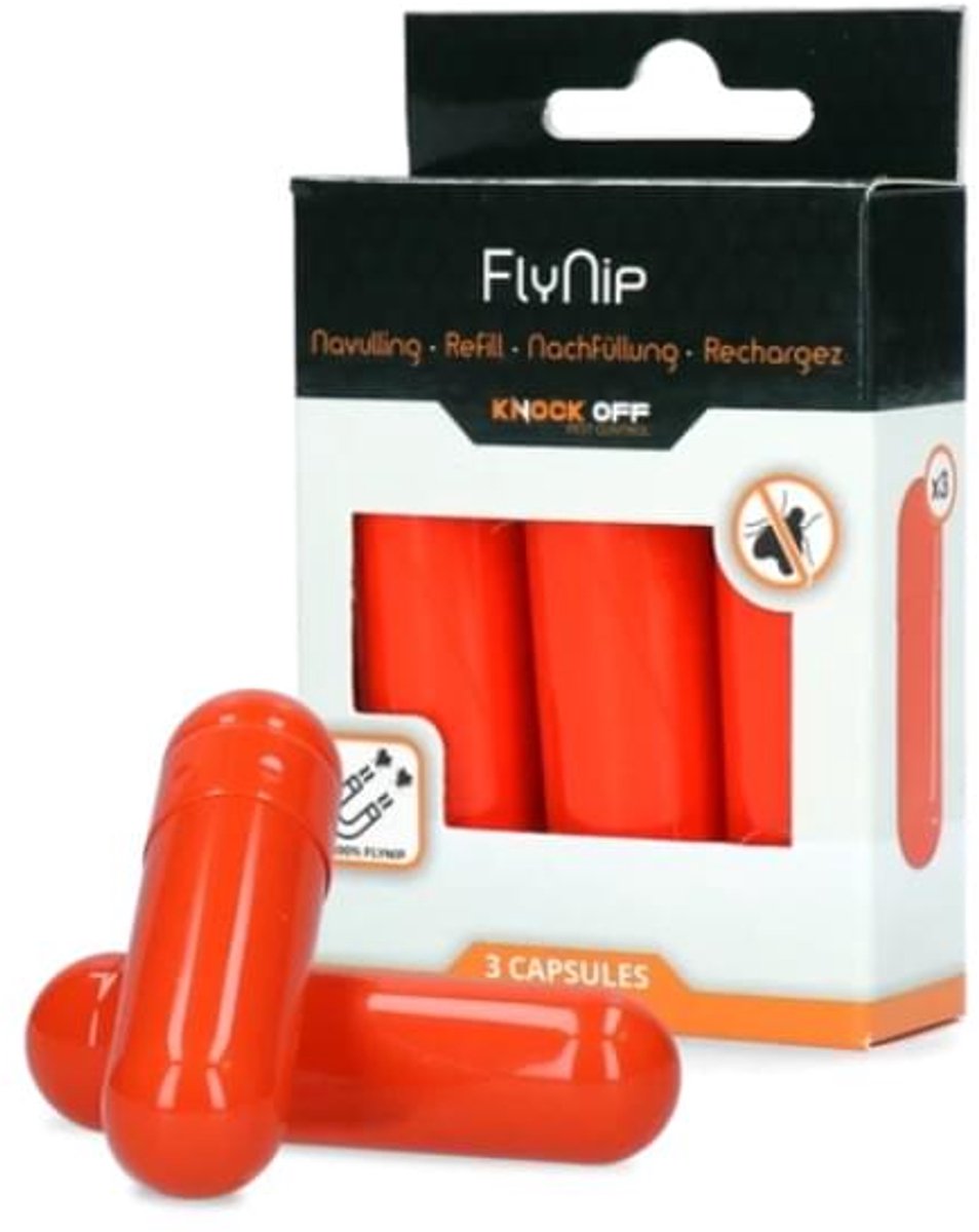 Knock Off FlyNip Vliegenlokstof Refill - Effectieve Insectenval - Met gratis cheatsheet