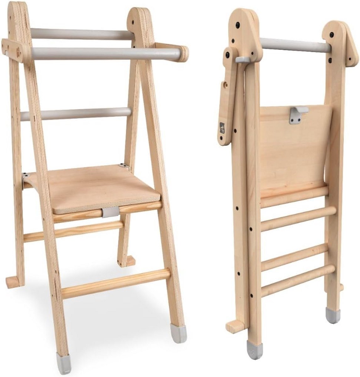 Leertoren Opvouwbaar - Keukenhulp - Kinderopstapje - ergonomisch