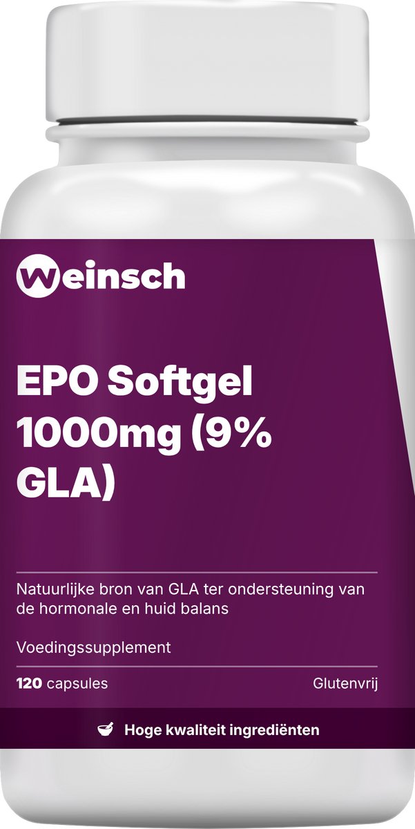 Weinsch EPO Softgel 1000mg (9% GLA) | 1410mg | 120 softgels