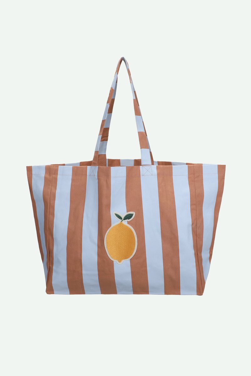 Sticky Lemon - shopper - lemon tree - wolk blauw + esdoorn werveling