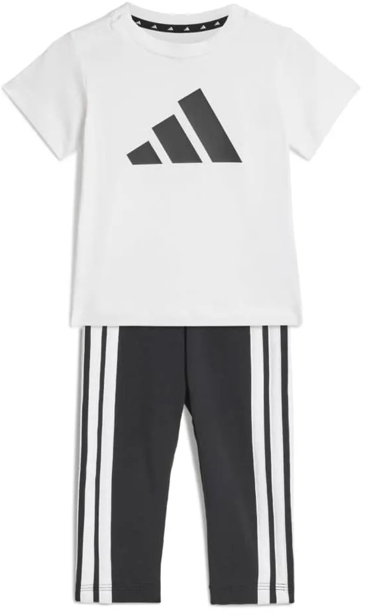 Adidas Essentials T-shirt Set 12-18 Months Meisje Zwart