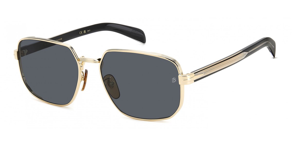 David Beckham DB 7121/G/S Gold black 2 60/18/145 MAN Zonnebrillen