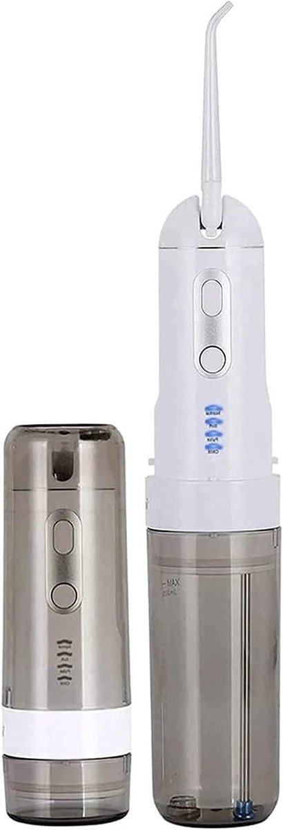 Tandenreiniger - Water Flosser - Mondhygiëne Verbeteren - Verwijderbaar Watertank - 200 ml - Wit