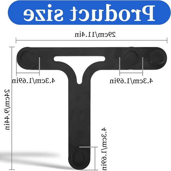 Sliding board voor keuken, glijmat met Teflon slider en uitsparingen, beschermt de weegschaal en vergemakkelijkt het verplaatsen (zwart) - ideaal voor koken en bakken van Merkloos — afbeelding 5