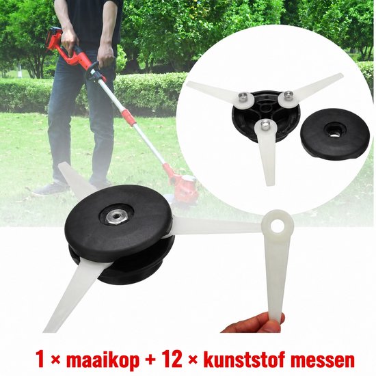Bosmaaierkop geschikt voor STIHL POLYCUT 6-3 FS38 FS40 FS45 + 12 snijbladen — afbeelding 4