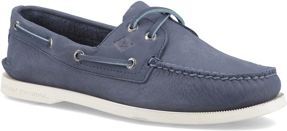 Sperry Authentiek Origineel 2 OGEN | Dusty Blue - FW Boat Shoes - Maat 42 UK 8 -