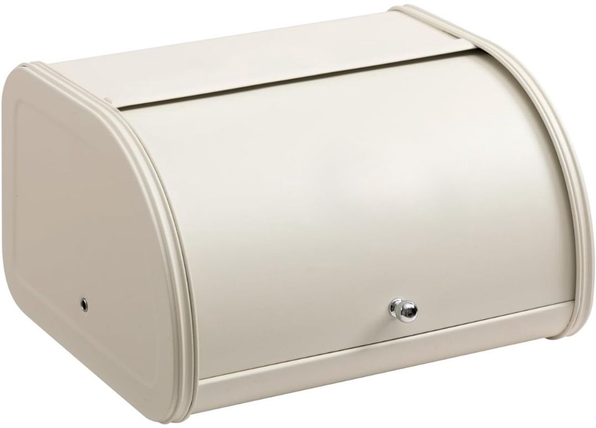 KAD® Broodtrommel - Broodtrommel met Schuifdeksel - Grote Brood Bewaardoos - Room - 31cm x 26cm x 18cm