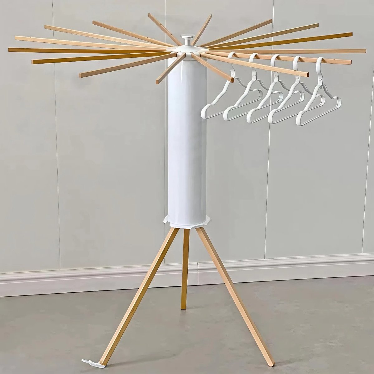 M-Goods - Wasrek Inklapbaar - Droogrek Staand - Wasrek Buiten & Binnen - Opvouwbaar Droogrek - 16 Armen