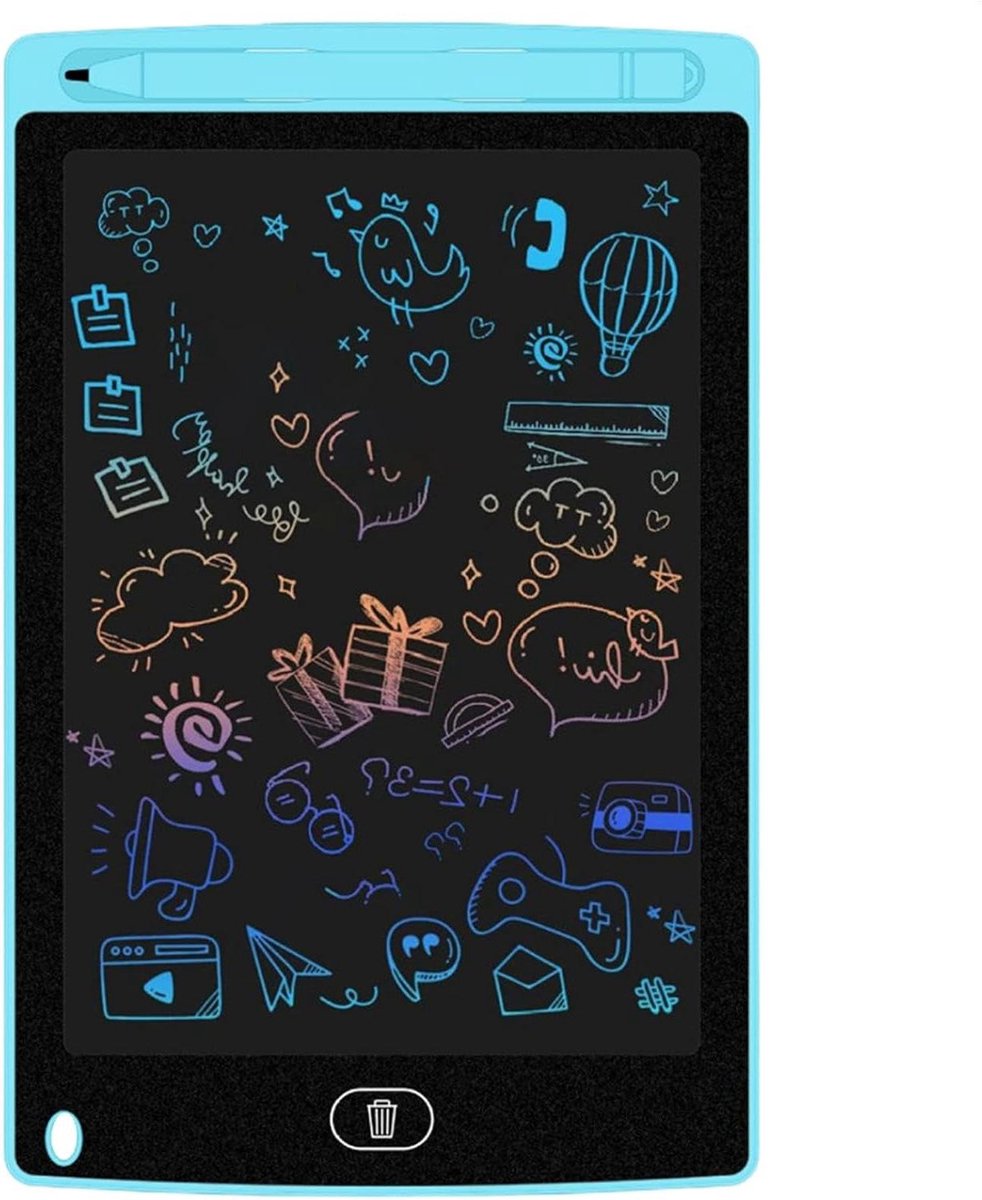 LCD Tekenblok - Schrijftablet Tekentafel - Creatief Tekenen - Oogvriendelijk Regenboogscherm - 85 inch - Hemelsblauw