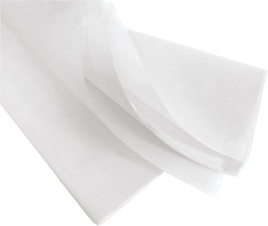 Papier de soie Wit | 17 grammes, imperméable et résistant aux couleurs | B4 25x36cm | 96 feuilles