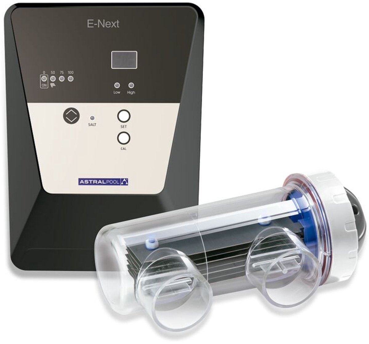 Astralpool E-next Tot 180 M3 40 G/u Zoutwaterchlorinatiesysteem Transparant 180 m3