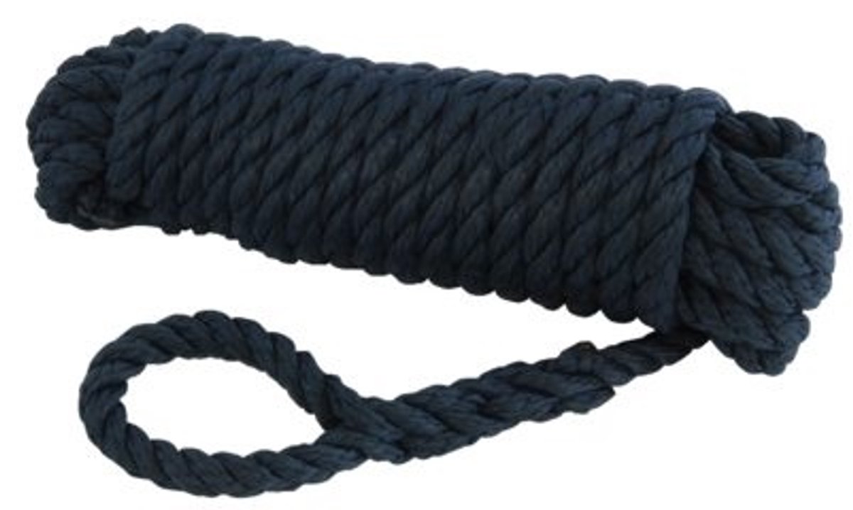 Talamex - Landvast polyester 3-strengs | Navy