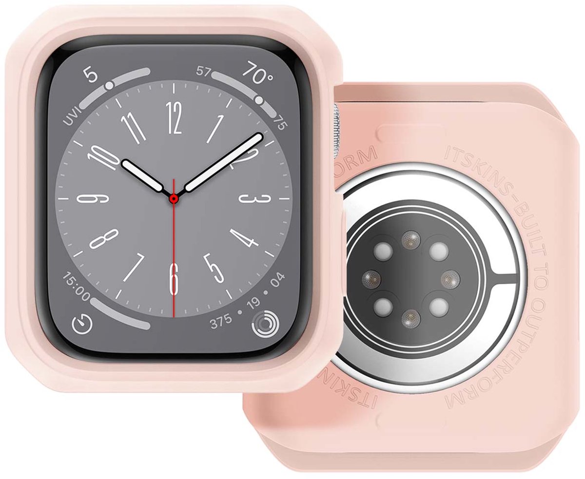 Itskins, Behuizing voor Apple Watch 7/8/9 38-40-41 mm Versterkte Spectrum R Solid, Roze