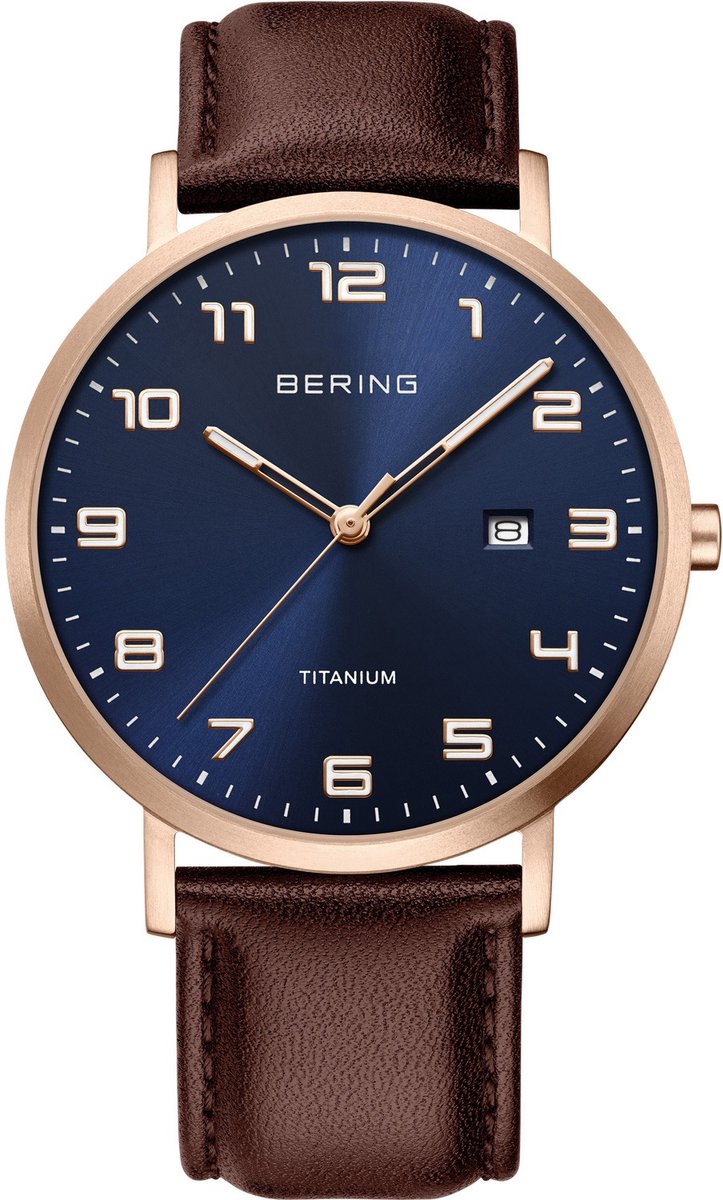 Bering - 18640-569 - Polshorloge - Heren - Kwarts - Titanium