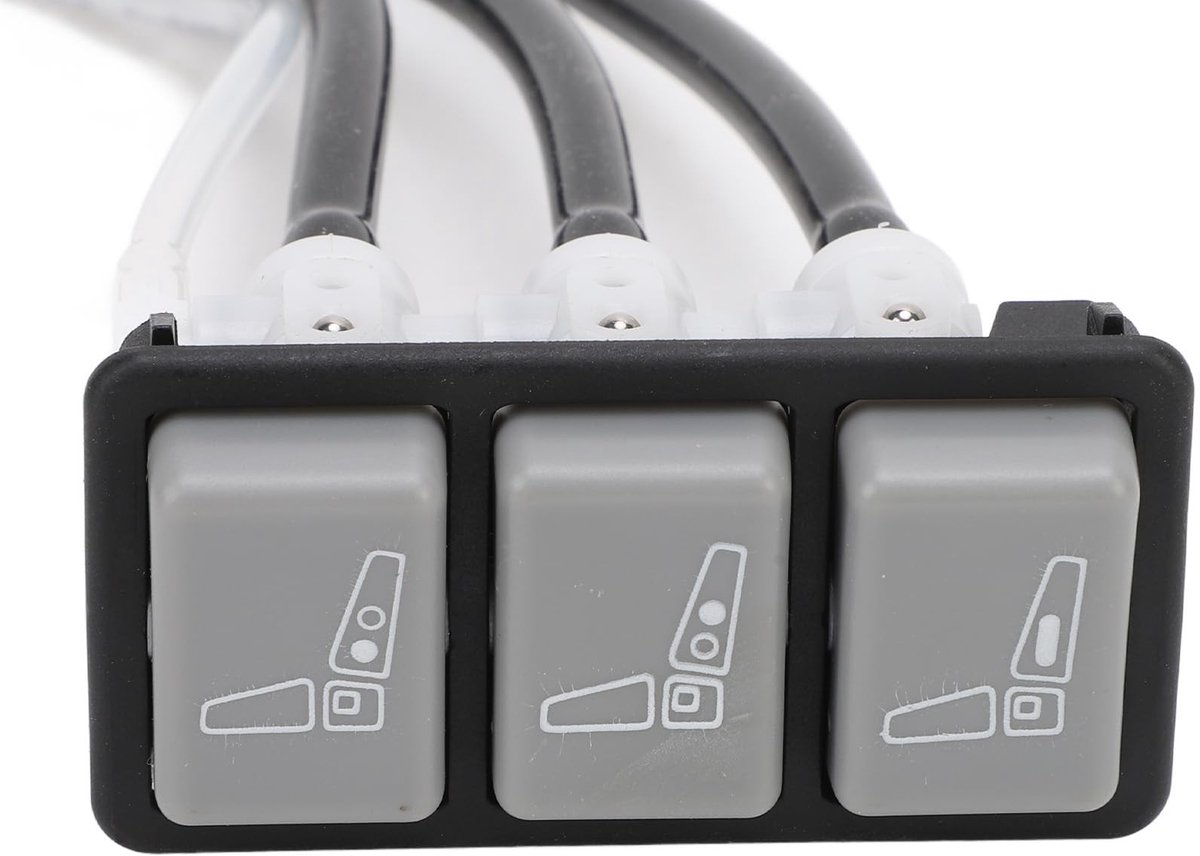 OmGoods - Dailygoody - Air Seat Switch - Lumbar Adjuster - Controleklep - 3 Gang - Geschikt voor MAN TGX Truck - Comfort