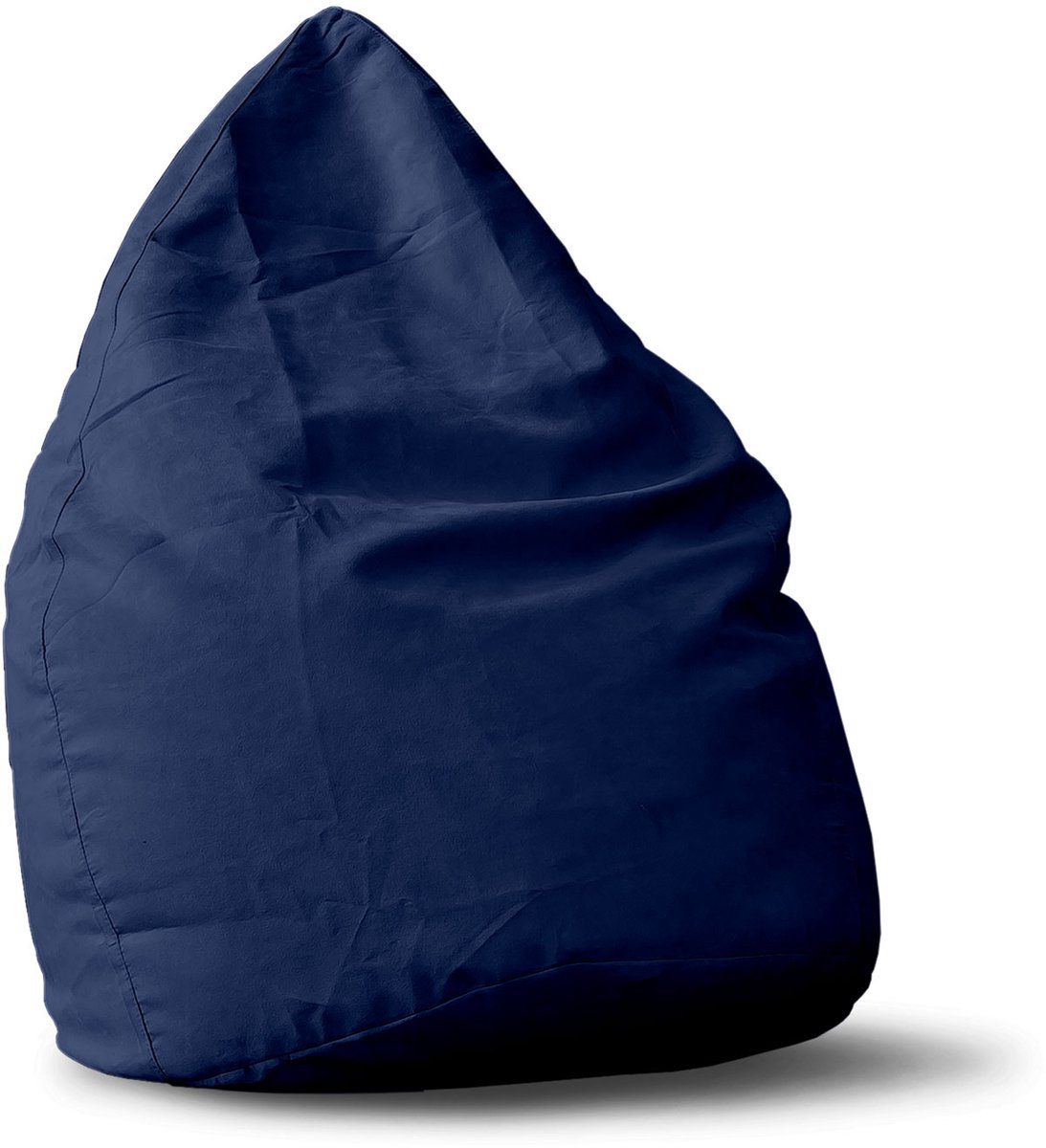 Lumaland - Luxe XL PLUS zitzak - stijlvolle beanbag met 220L volume - extra stevige naden - verkrijgbaar in verschillende kleuren - Donkerblauw