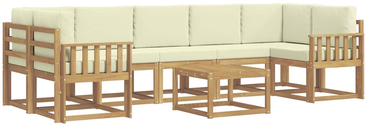 vidaXL - Buiten - bank - set - 6 - st