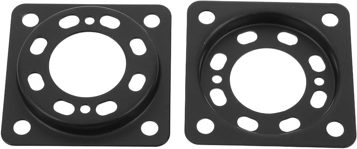 Speaker Isolatie Pads - Trillingsdempers Audio - Verbeter Geluidskwaliteit - Robuuste Ijzeren Constructie - 2 Stuks - Zwart