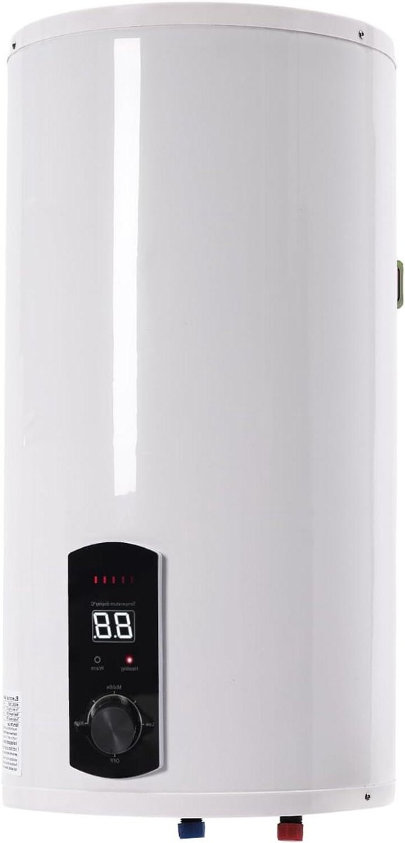 Elektrische boiler - Warmwaterboiler - Direct warm water - Lekagebescherming - 45 liter - Wit