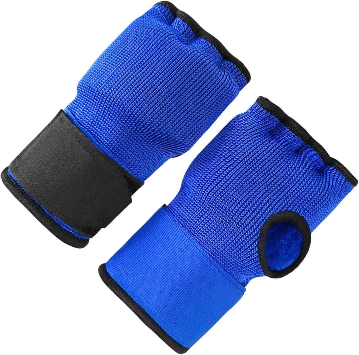 Handbandages Boksen - Binnenhandschoenen Vechtsport - Bescherming Vechtsport - Ademend Vochtafvoerend Materiaal - 17x10cm - Blauw