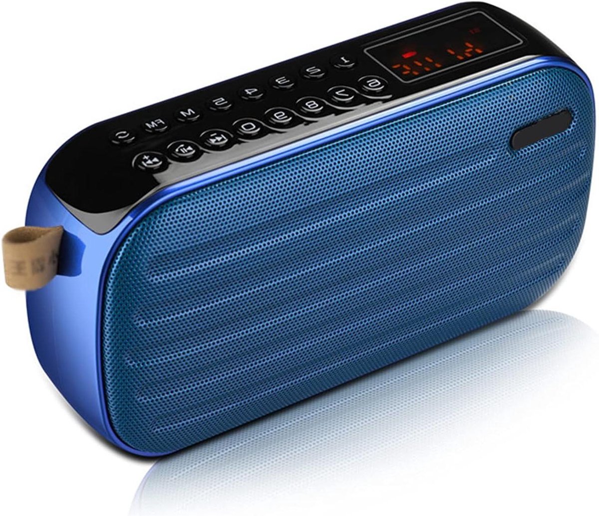 Draagbare Bluetooth Speaker - Mini Radio Speler - Muziek Luisteren Buiten - Zware Bas - Niet gespecificeerd - Blauw