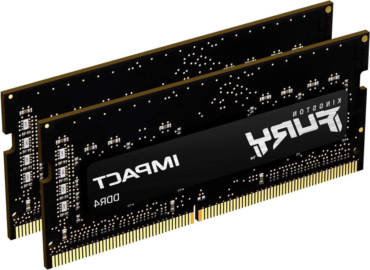 Laptop Geheugen Kit - RAM Modules - Computer Upgrade - Plug N Play Overklok - 32 GB (2x16 GB) - Zwart