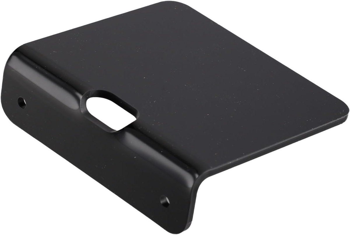 Wandplank - Plank voor speaker - Thuis organiseren - Met kabelbeheer - 14 x 11 x 4 cm - Zwart