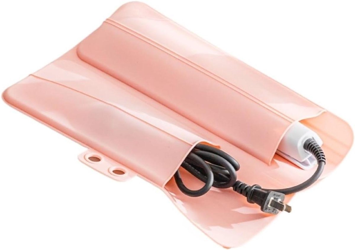 Hittebestendige Mat - Styling Tool Mat - Bescherming van Oppervlakken - Hoge Temperatuur Weerstand - Compact Formaat - Blauw