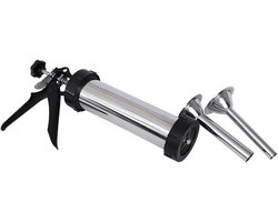 Worstmaker Machine - Vlees Vuller - Zelf Worsten Maken - Handmatige Bediening - 1000 Gram - Metaal