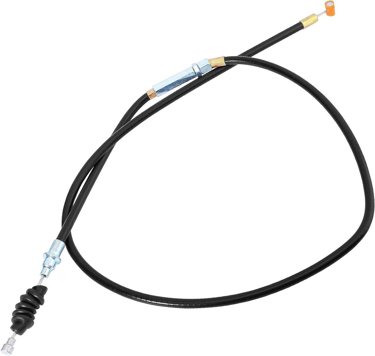 Koppelingskabel Motor - Verstelbare Kabel - Onderhoud Voertuig - Roestvrij Staal - 90 cm - Zwart