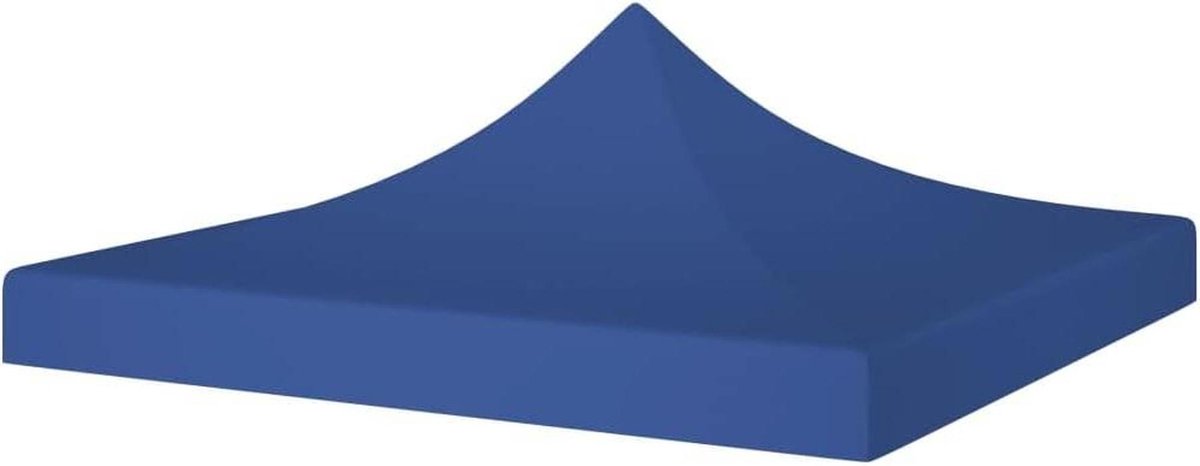 Partytentdak - 2x2 m - Blauw - 270 g/m² - 600D Oxford met PVC-Coating - UV-bestendig & Waterdicht - Vervangingsdoek voor Vouwtent - Exclusief Frame
