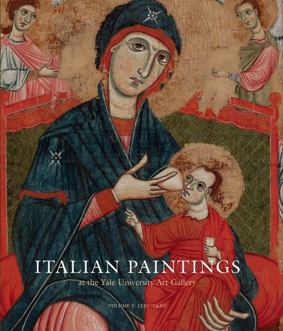 Voorpagina met "ITALIAN PAINTINGS at the Yale University Art Gallery" en een schilderij van de Madonna met kind.