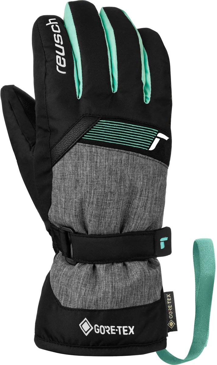 Kinderskihandschoenen Reusch Flash Gore-Tex Zwart