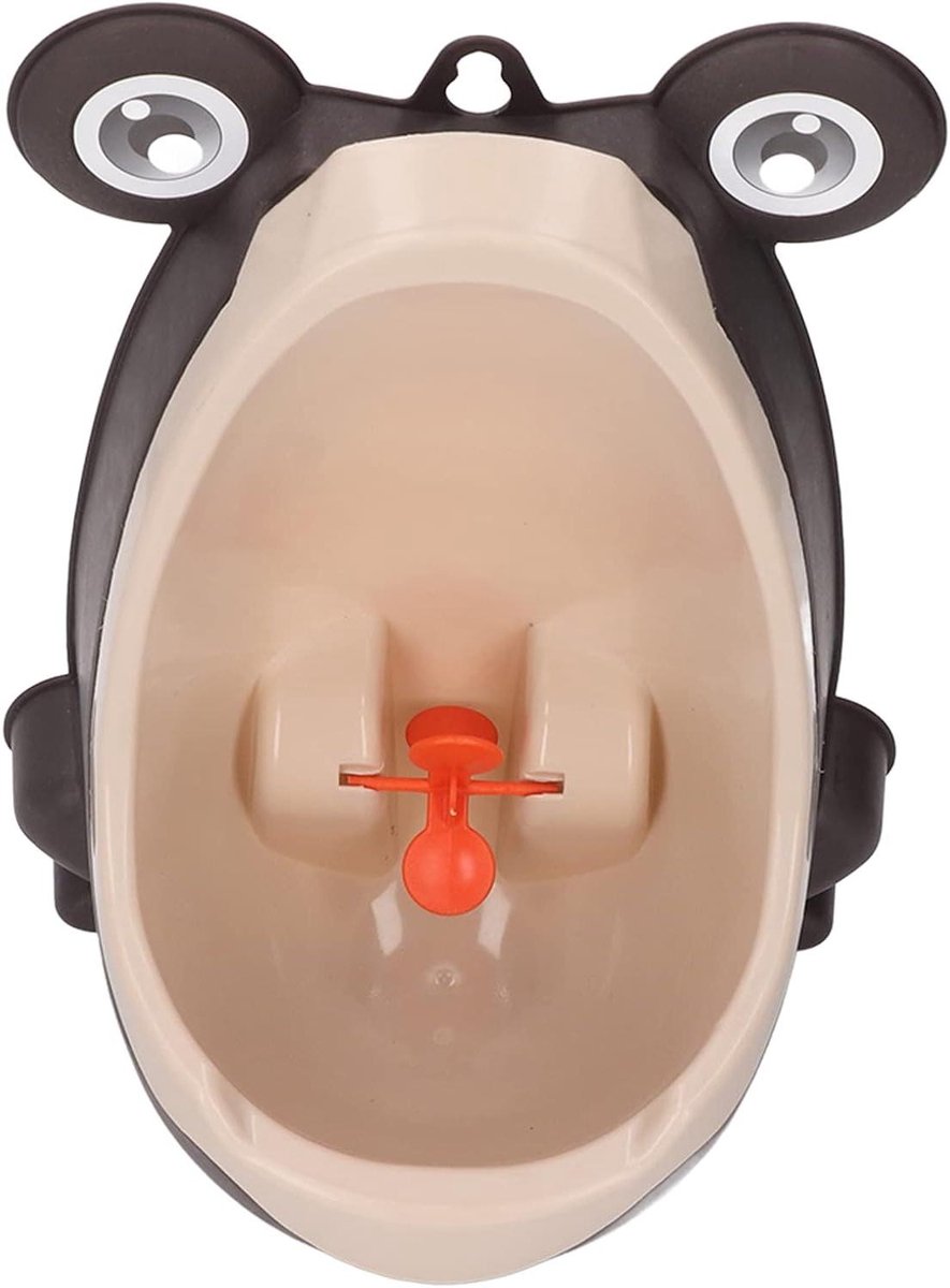 Kinder Urinoir - Potjestrainer Jongens - Zindelijkheidstraining - Grappig Dierenontwerp - 30 x 20 x 15 cm - Koffie