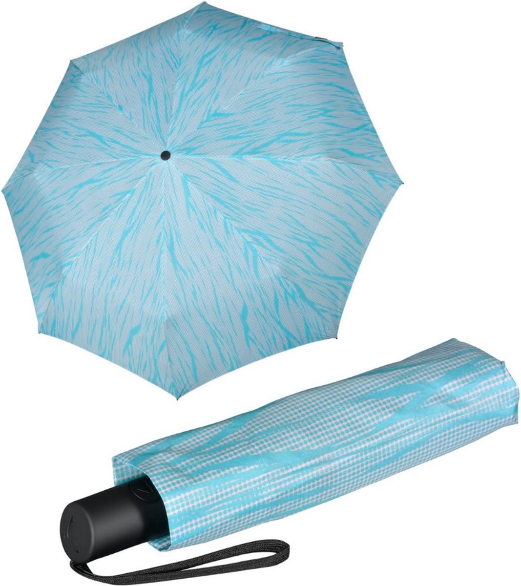 Zakparaplu - 97 cm - 8 Ribs - Mini Paraplu - Reisparaplu Klein - Compacte Paraplu - Opvouwbaar - Windbestendig - Lichtgewicht - UV-Bescherming - Liana Sky - van Imperatoris