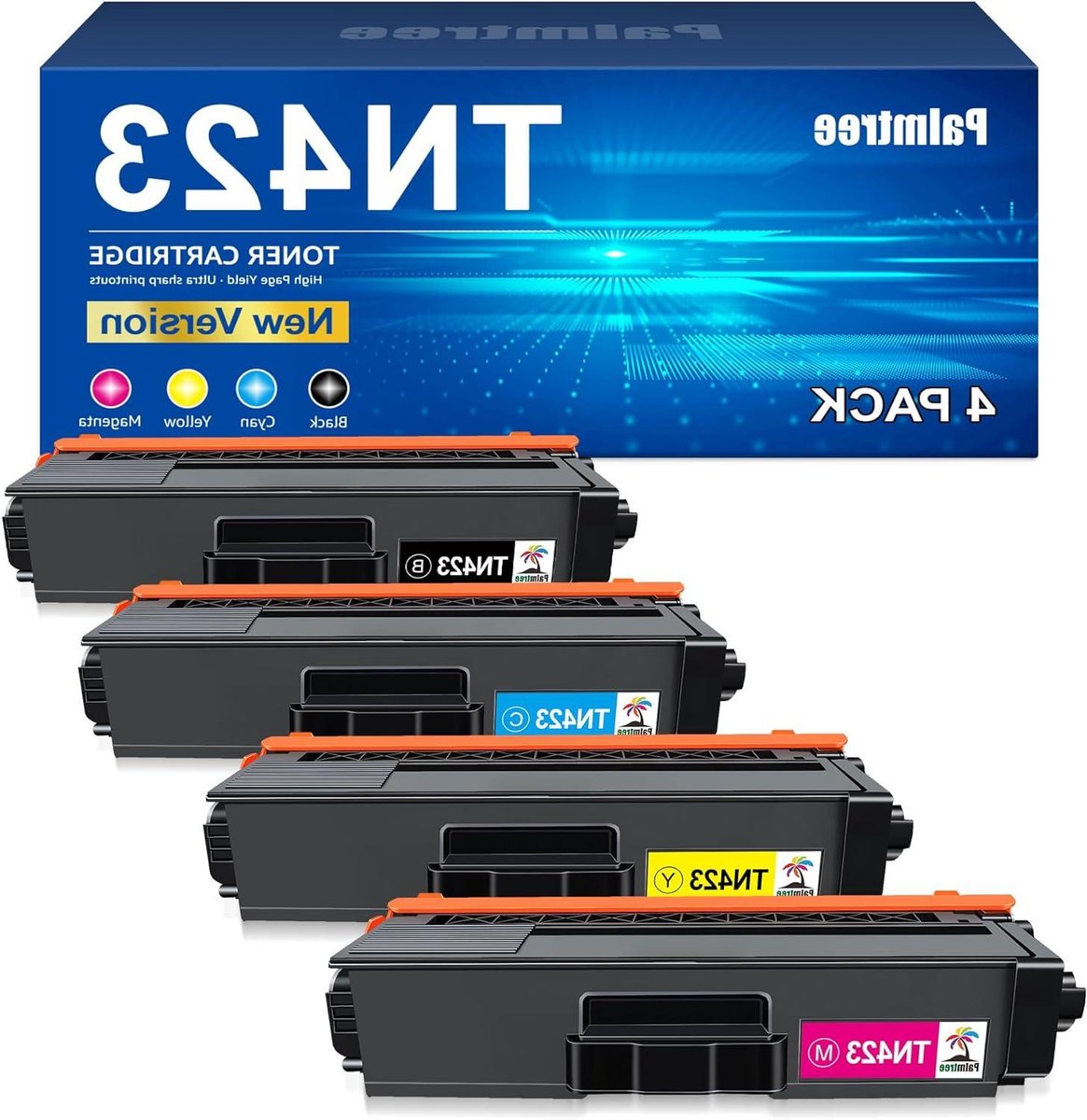 Toner Cartridge - Printer Inkt - Professioneel Printen - Hoge Capaciteit - 6500 Pagina's - Zwart Cyaan Magenta Geel