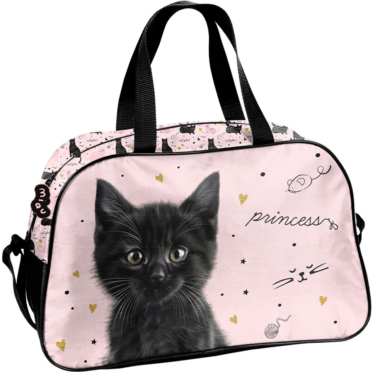 PASO Schoudertas - Kitten - 40 x 25 x 15 cm - Polyester