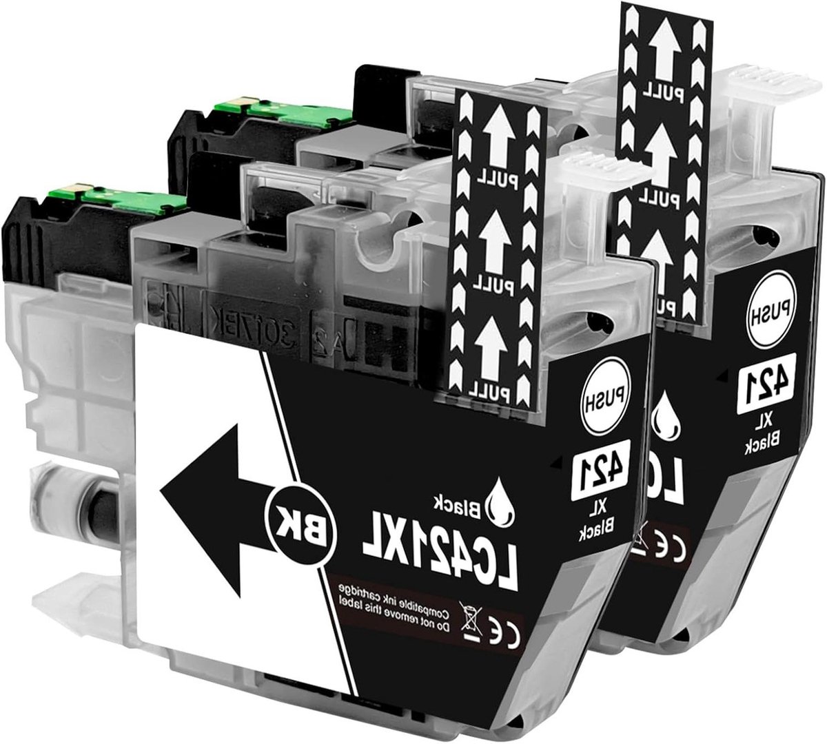 Inkt Cartridges - Printer Inkt - Thuisprinten Documenten - Hoge Print Prestatie - 2 Zwart - Zwart