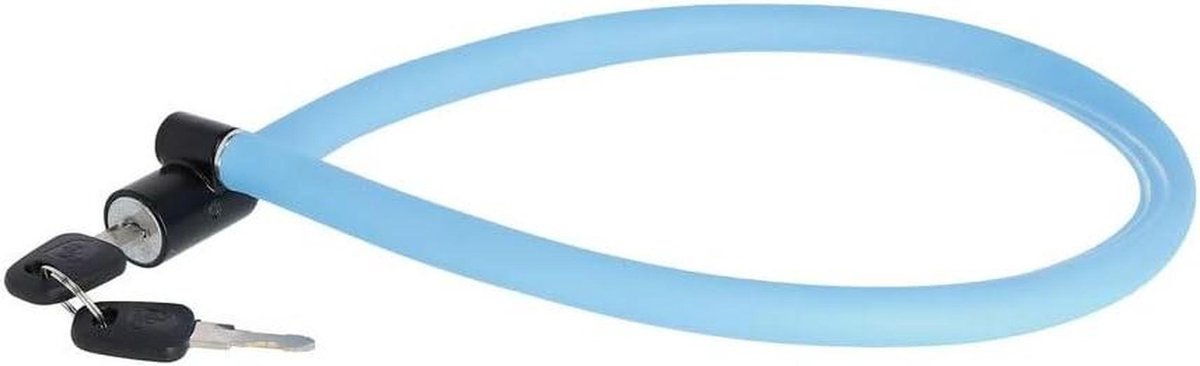 Kabel slot - Fietsslot - Fiets beveiligen - Scherpe prijs - 60 cm - Helder blauw