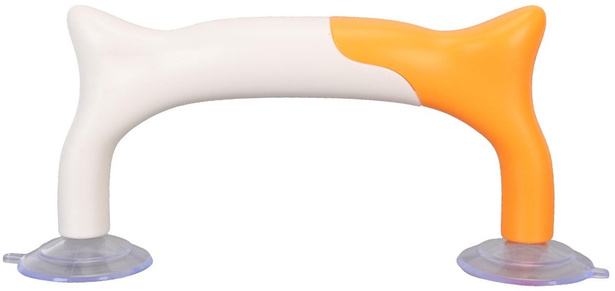 Solidchoice - Dailygoody - Liniaal met Ergonomische Grip - Handvat voor Naaien - Geel Wit - Sterke Zuignap - Perfect voor Patchwork en Quilten - Ideaal voor Studie