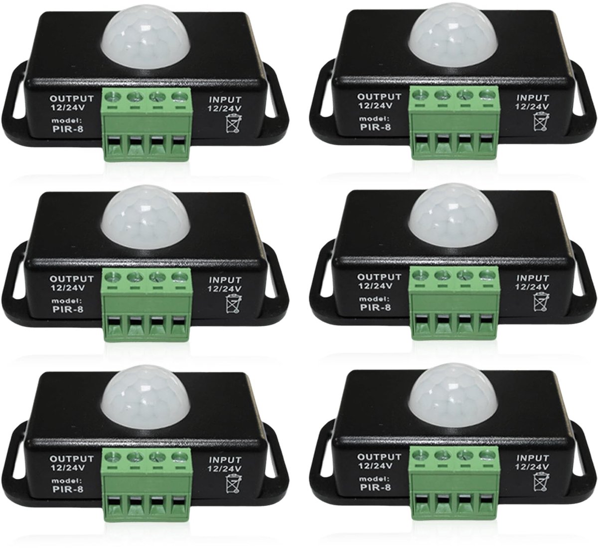 Dailygoody - LED Bewegingssensor - Draadloze Sensor met Infrared Technologie - Waterdicht - Veiligheid en Comfort - Slimme Verlichting - Geschikt voor...