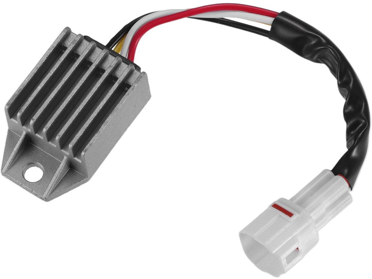 Solidchoice - Dailygoody - Spanningsregelaar Gelijkrichter - Eenvoudige installatie - Zwart - Duurzaam - Betrouwbaarheid - Geschikt voor Yamaha YFA1 Breeze 125 - Mo