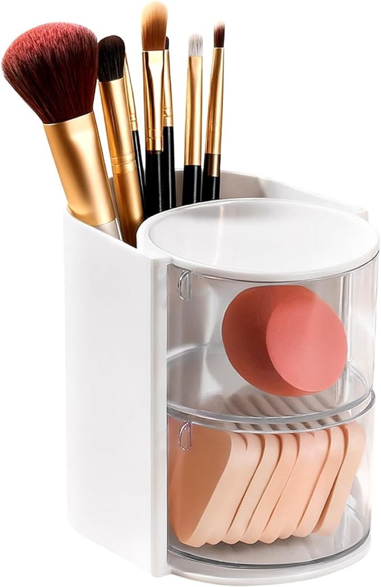 Draaibare make-up organizer met 2 niveaus
